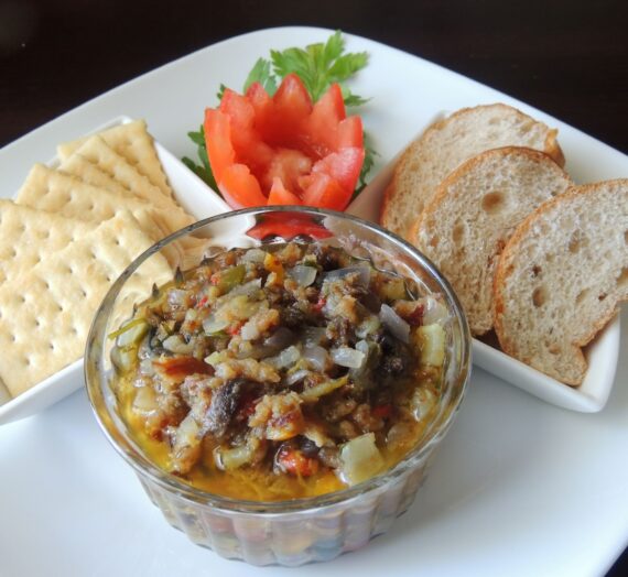 Haïtian Appetizer: Smoked Herring Chiquetaille “Chiktay Aransò”